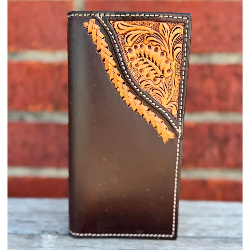 Twisted X Floral Corner Rodeo Wallet made by Western Edge
