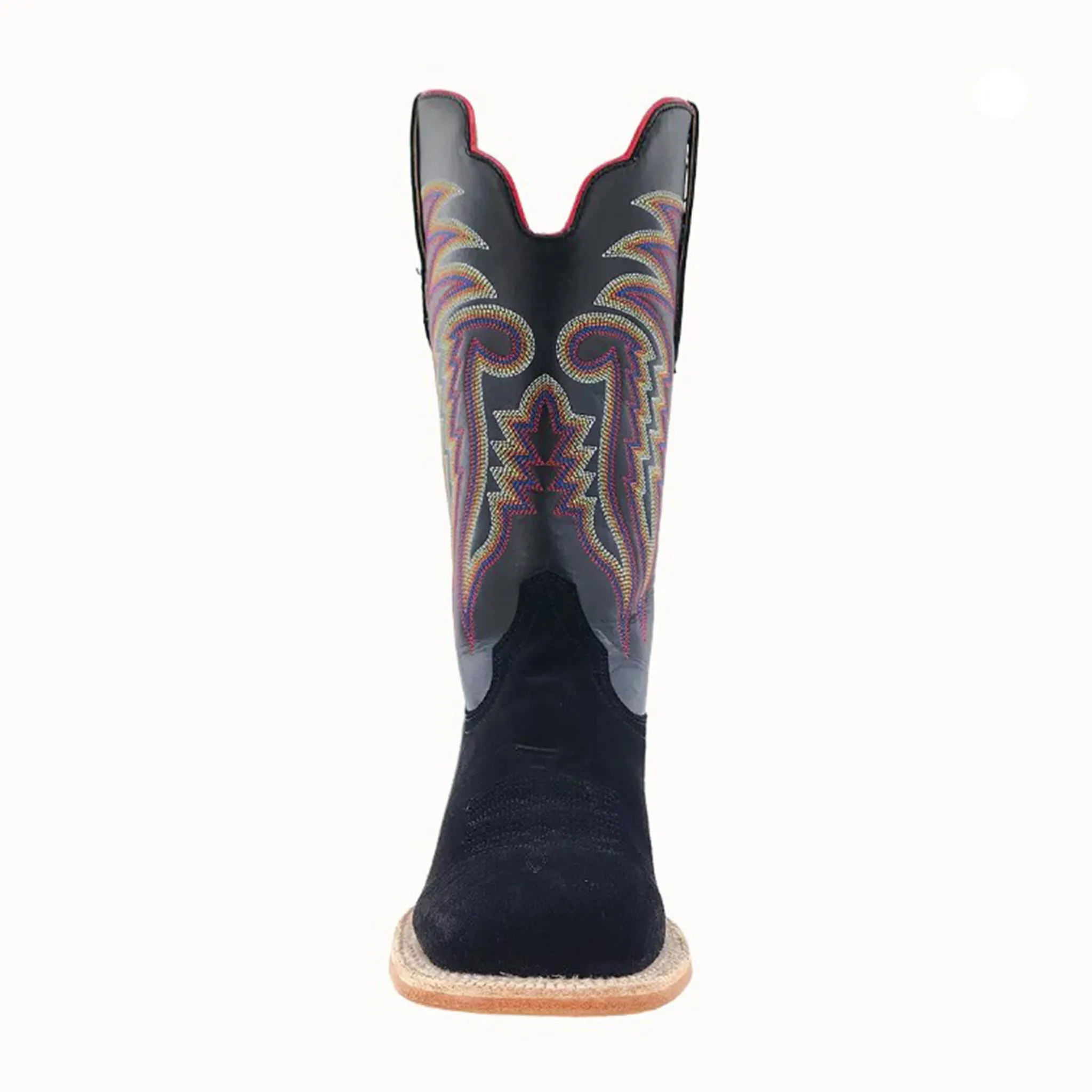 R Watson Men's Black Roughout Cowhide Boots sold by Western Edge product image thumbnail 3