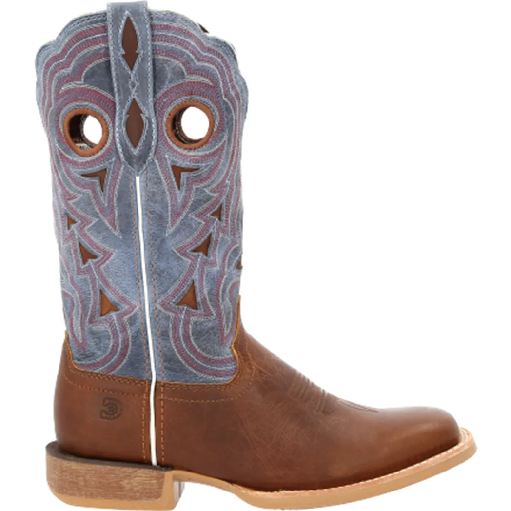 Durango Women's Golden Brown & Periwinkle Pro Boots sold by Western Edge product image thumbnail 3