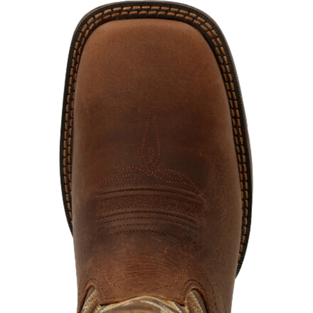 Durango Men's Dark Chestnut Rebel Square Toe Boots sold by Western Edge product image thumbnail 5