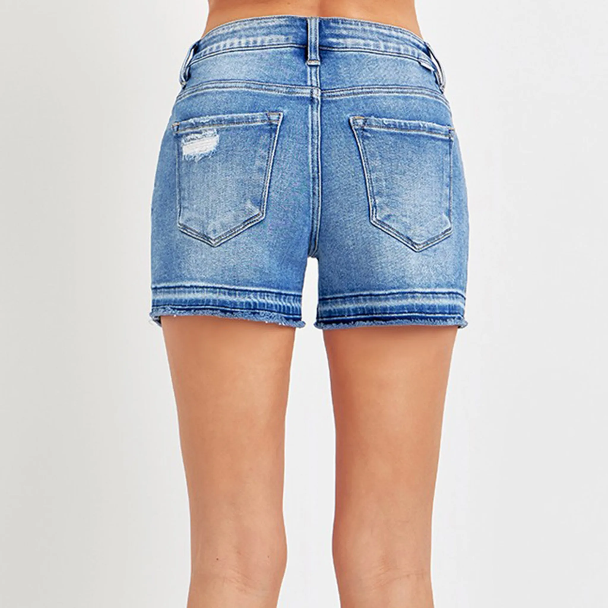 Women's Med Shadow Hem Shorts sold by Western Edge product image thumbnail 5