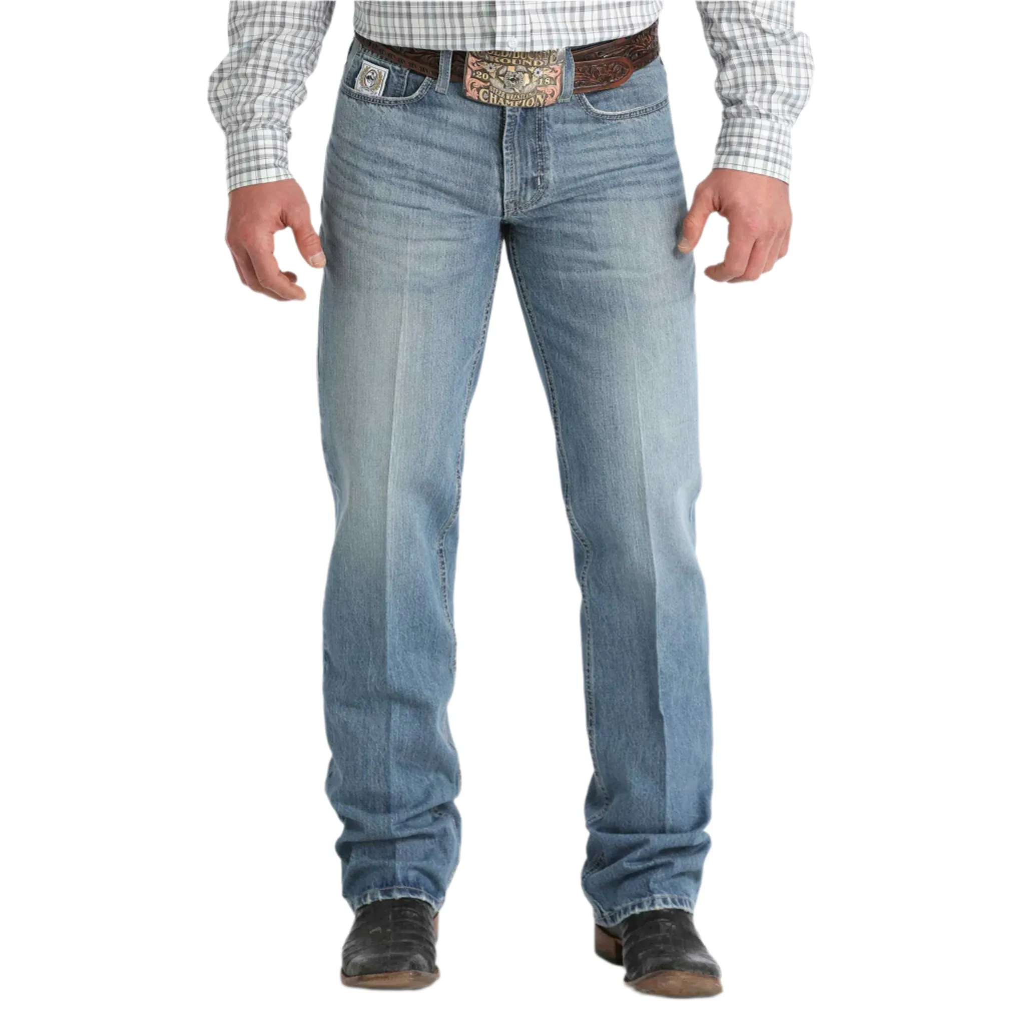 Cinch Men's Light White Label Jeans sold by Western Edge product image thumbnail 2