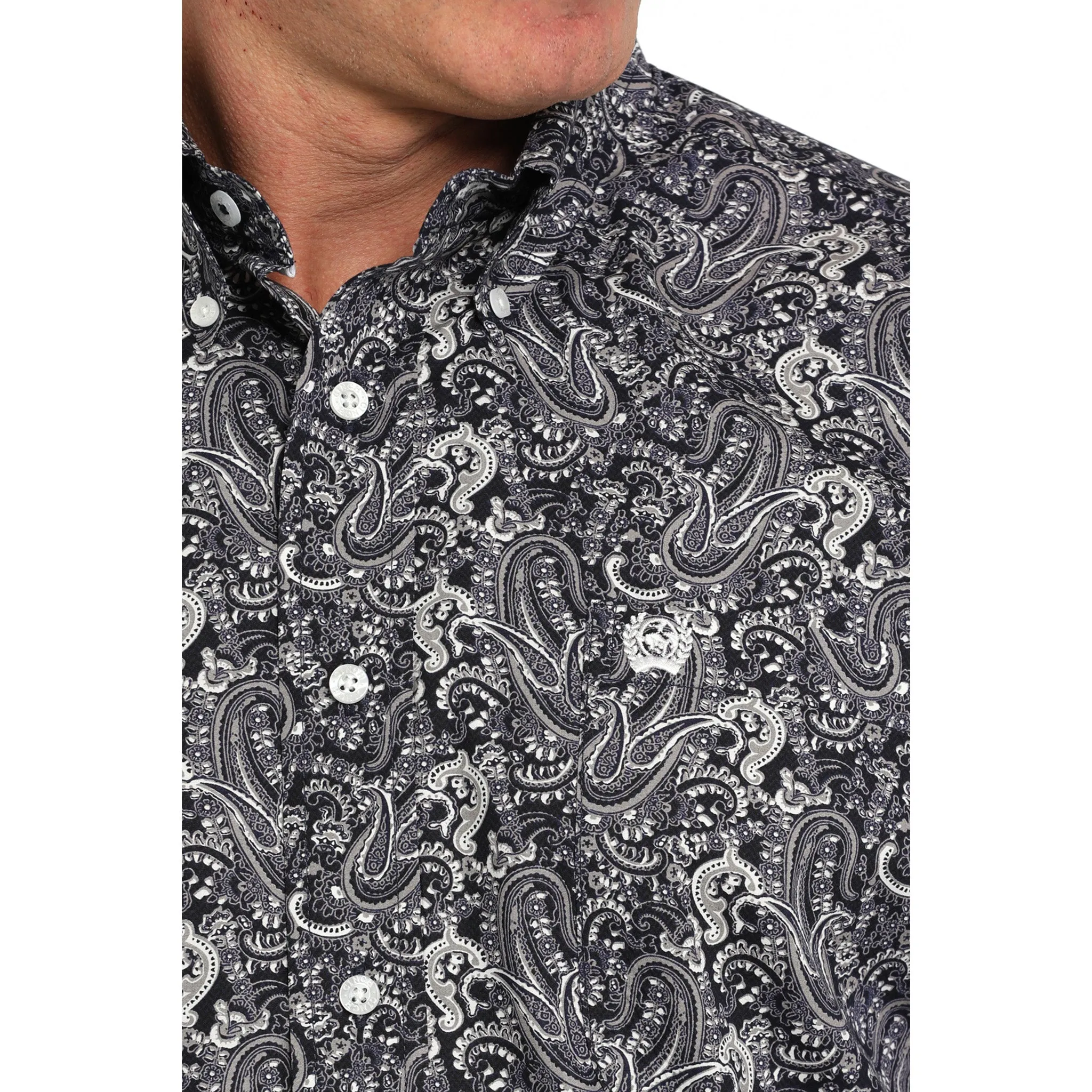 Cinch Men's Multi Color Paisley Long Sleeve Shirt sold by Western Edge product image thumbnail 4
