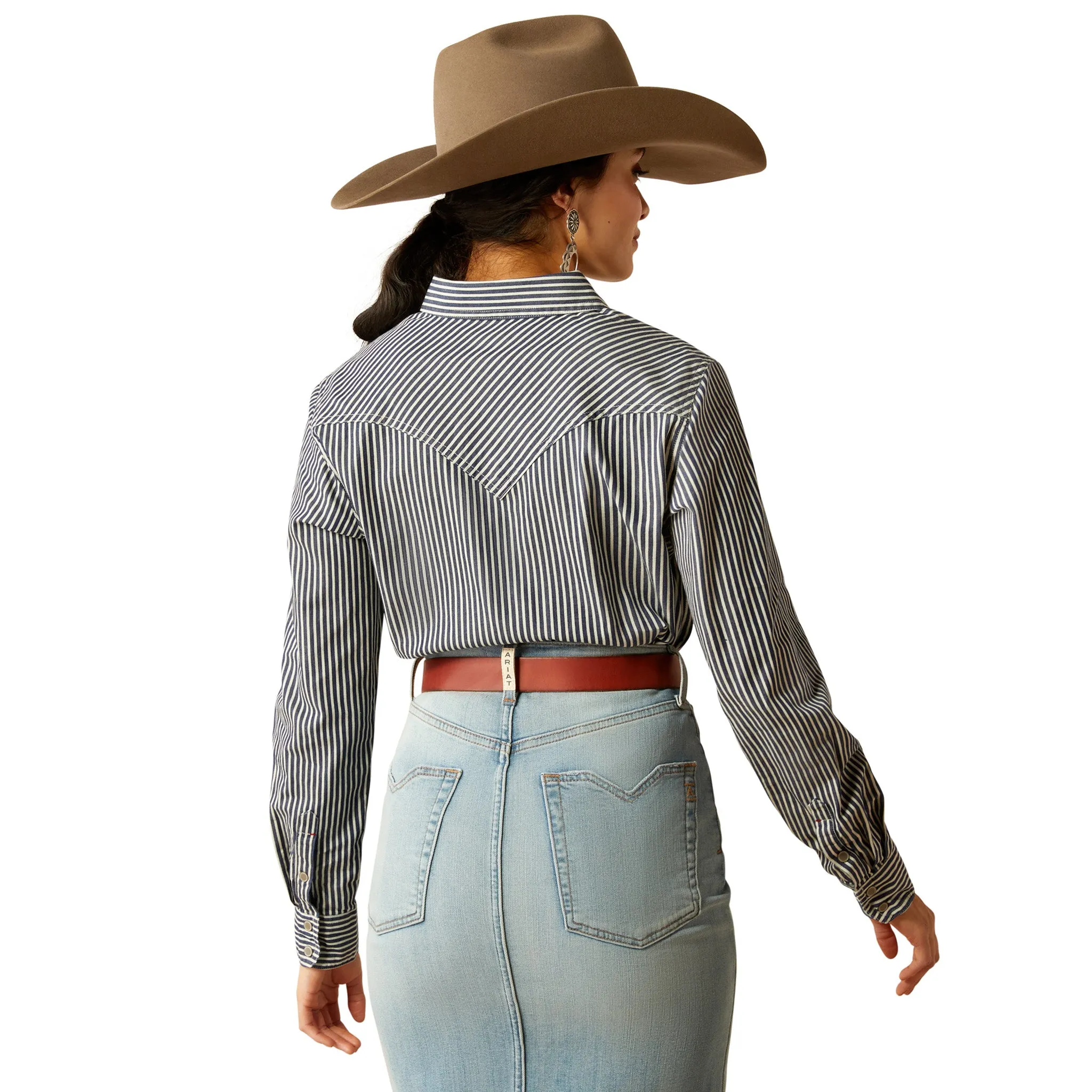 Ariat Women's Railroad Stripe Shirt sold by Western Edge product image thumbnail 2
