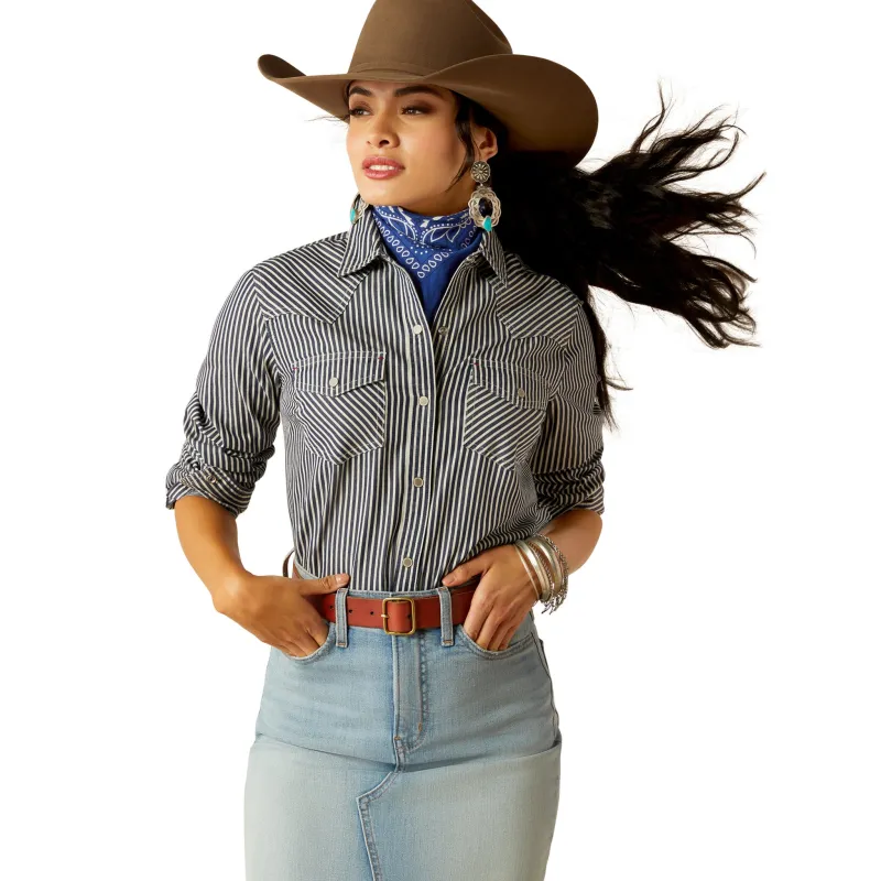 Ariat Women's Railroad Stripe Shirt made by Ariat