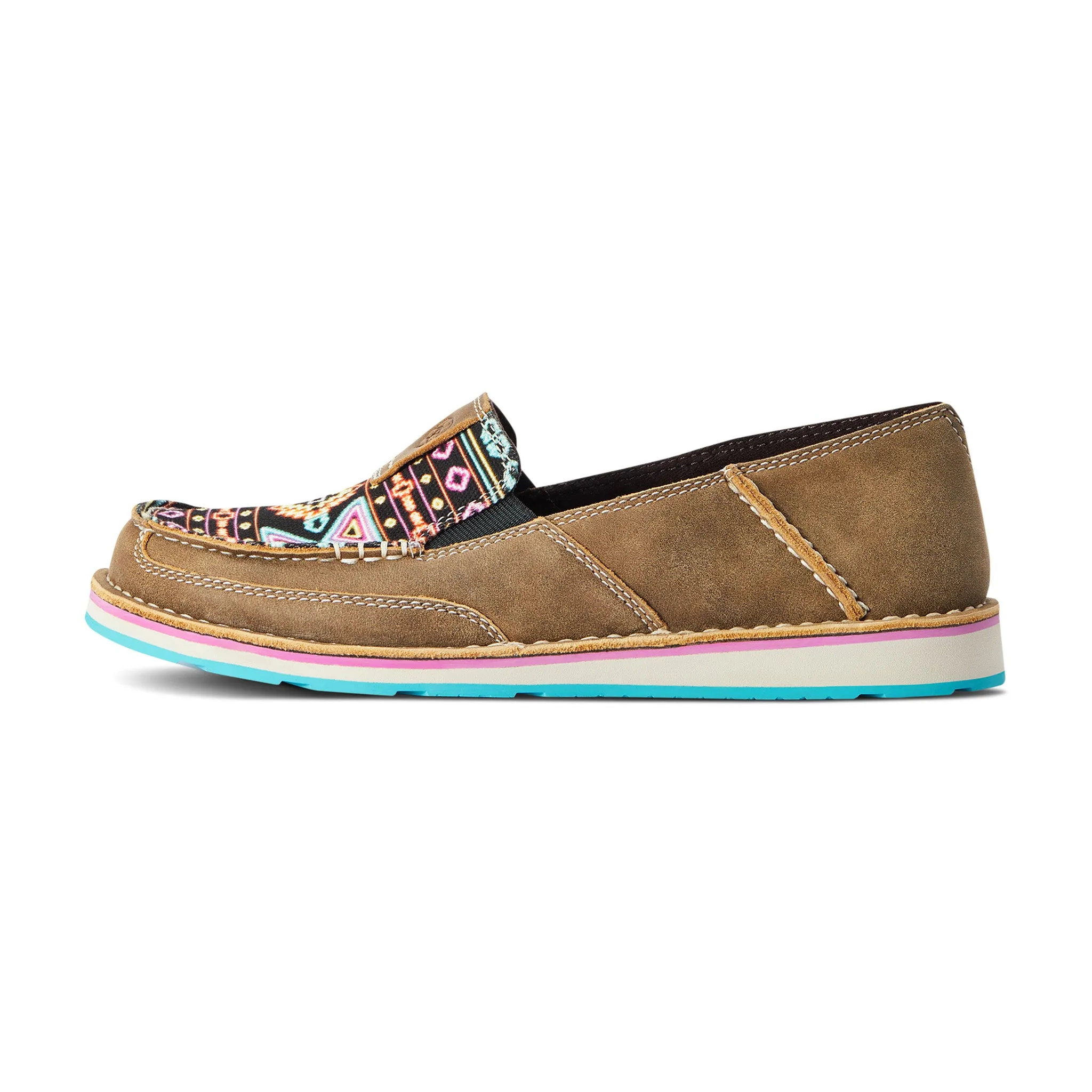 Ariat Ladies Brown Bomber & Neon Lights Cruiser sold by Western Edge product image thumbnail 3