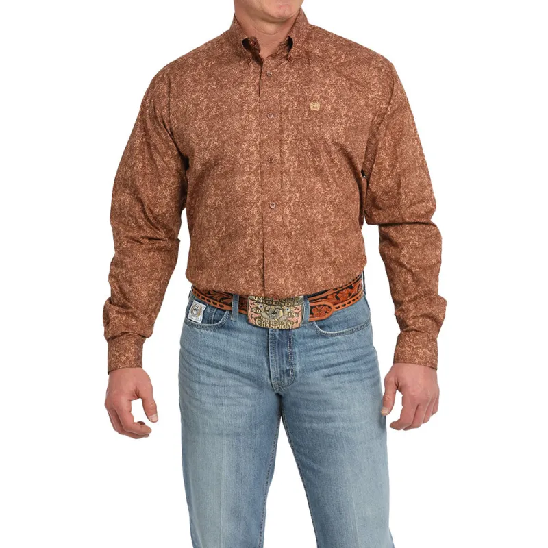 Cinch Men's Paisley Print Button Down sold by Western Edge