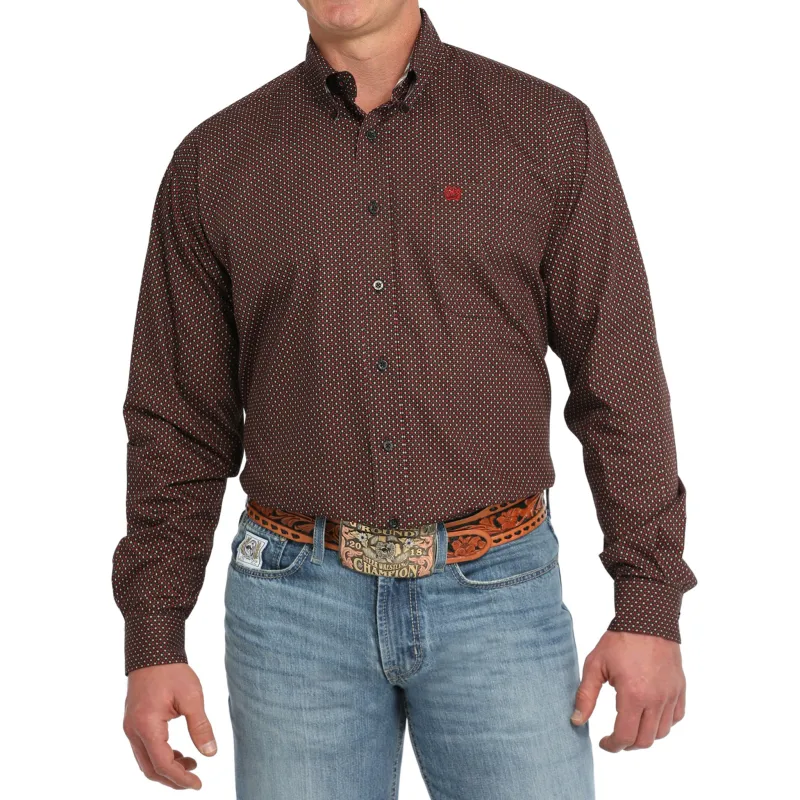 Cinch Men's Geo Print Button Down sold by Western Edge
