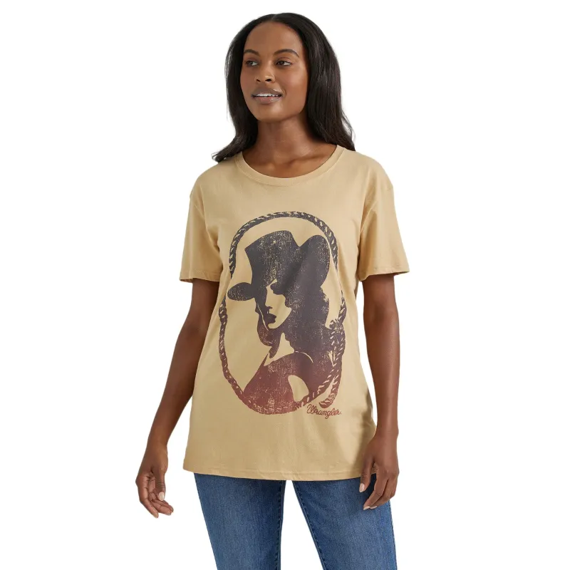 Wrangler Women's Vintage Cowgirl T-Shirt made by Western Edge