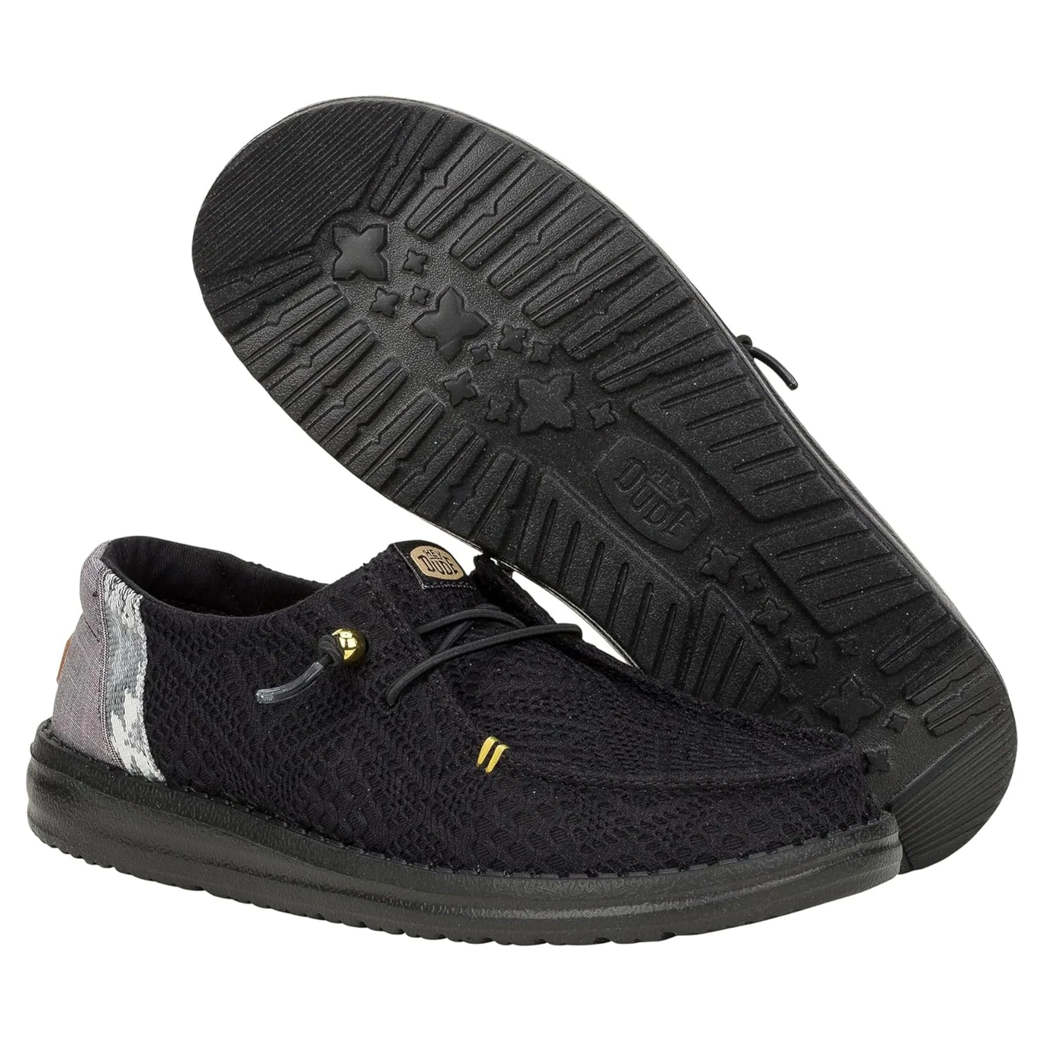 Hey Dude Women's Wendy Boho Crochet Black Shoes sold by Western Edge product image thumbnail 2