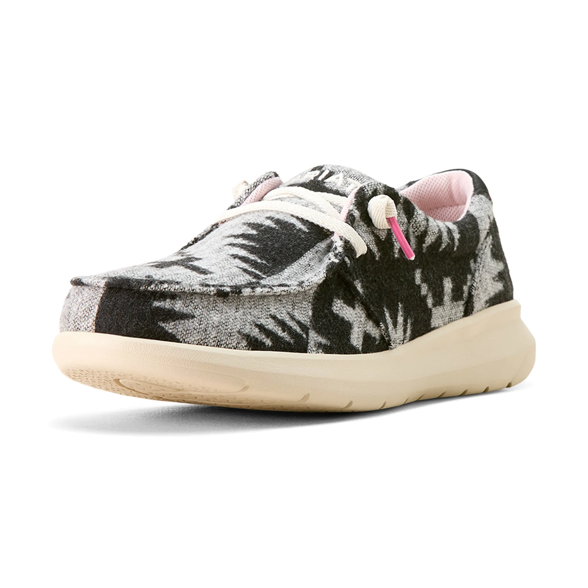 Ariat Women's Black White Flannel Hilo Shoes sold by Western Edge product image thumbnail 2