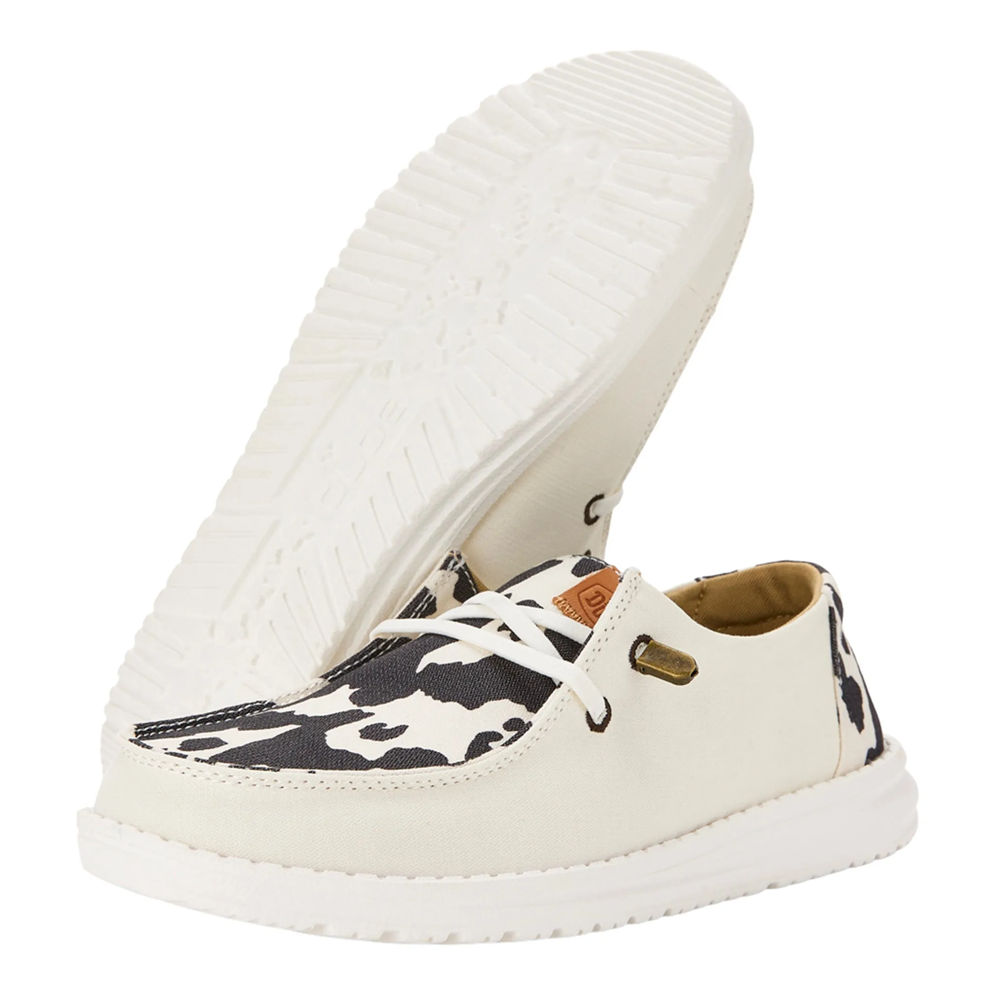 Hey Dude Wendy Black/White Cow Print Shoes sold by Western Edge product image thumbnail 2