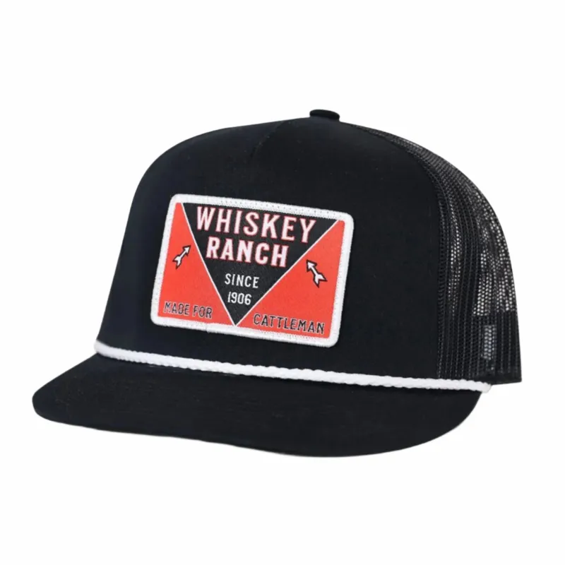 Whiskey Bent Hat Co Bandit Snapback Cap made by Western Edge