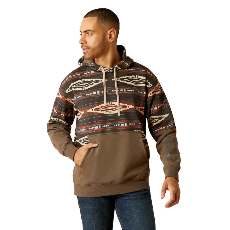 Ariat Men's Color Block Hoodie sold by Western Edge