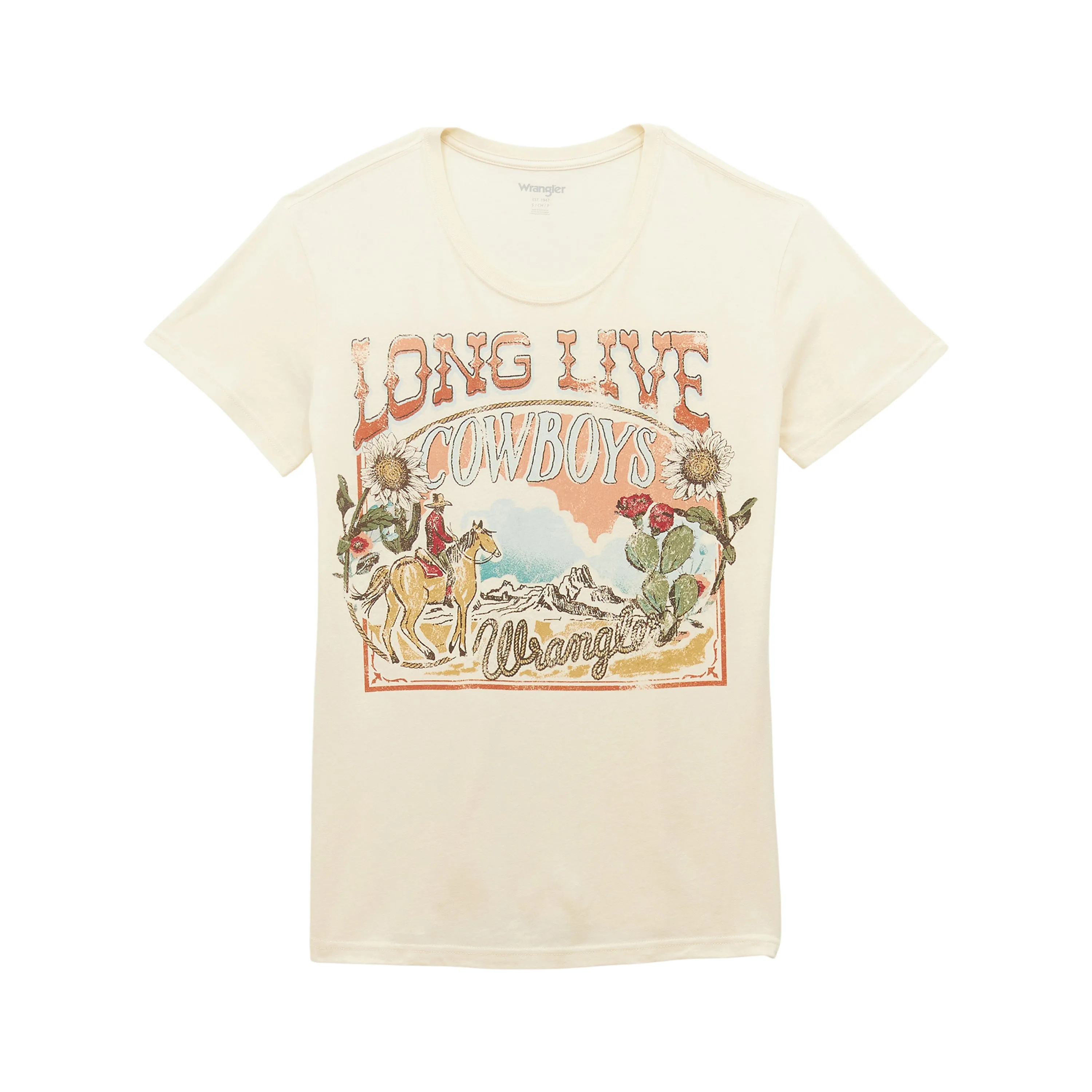 Wrangler Women's Boyfriend Fit Vintage Desert Tee sold by Western Edge product image thumbnail 2