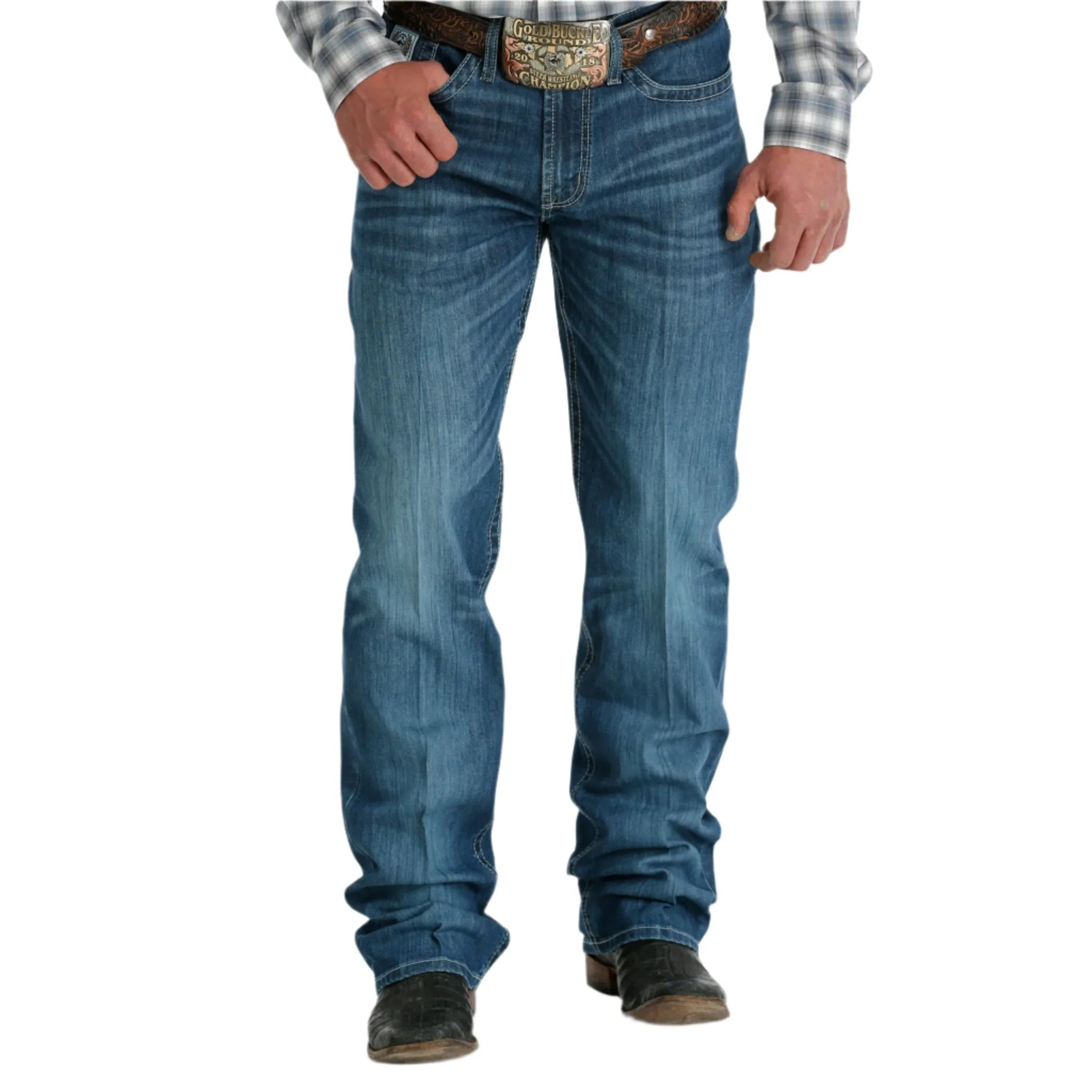 Cinch Men's White Label Medium Wash Jean sold by Western Edge product image thumbnail 2