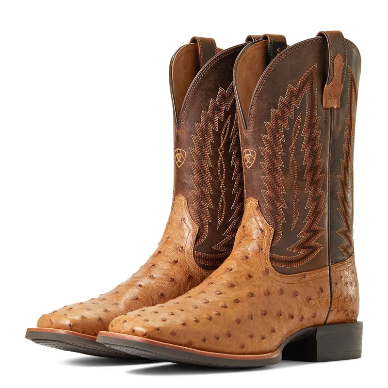 Ariat Men's Quantum Primo Full Quill Ostrich Boots made by Ariat