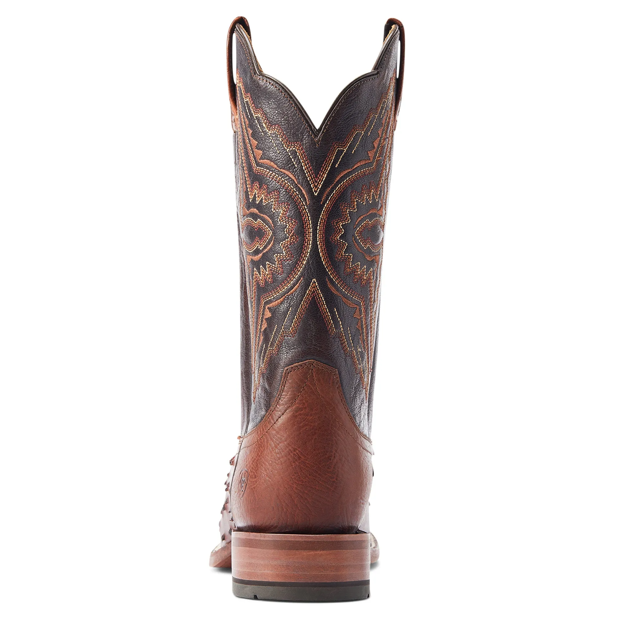 Ariat Men's Broncy Cinnamon Full Quill Ostrich Boots sold by Western Edge product image thumbnail 5