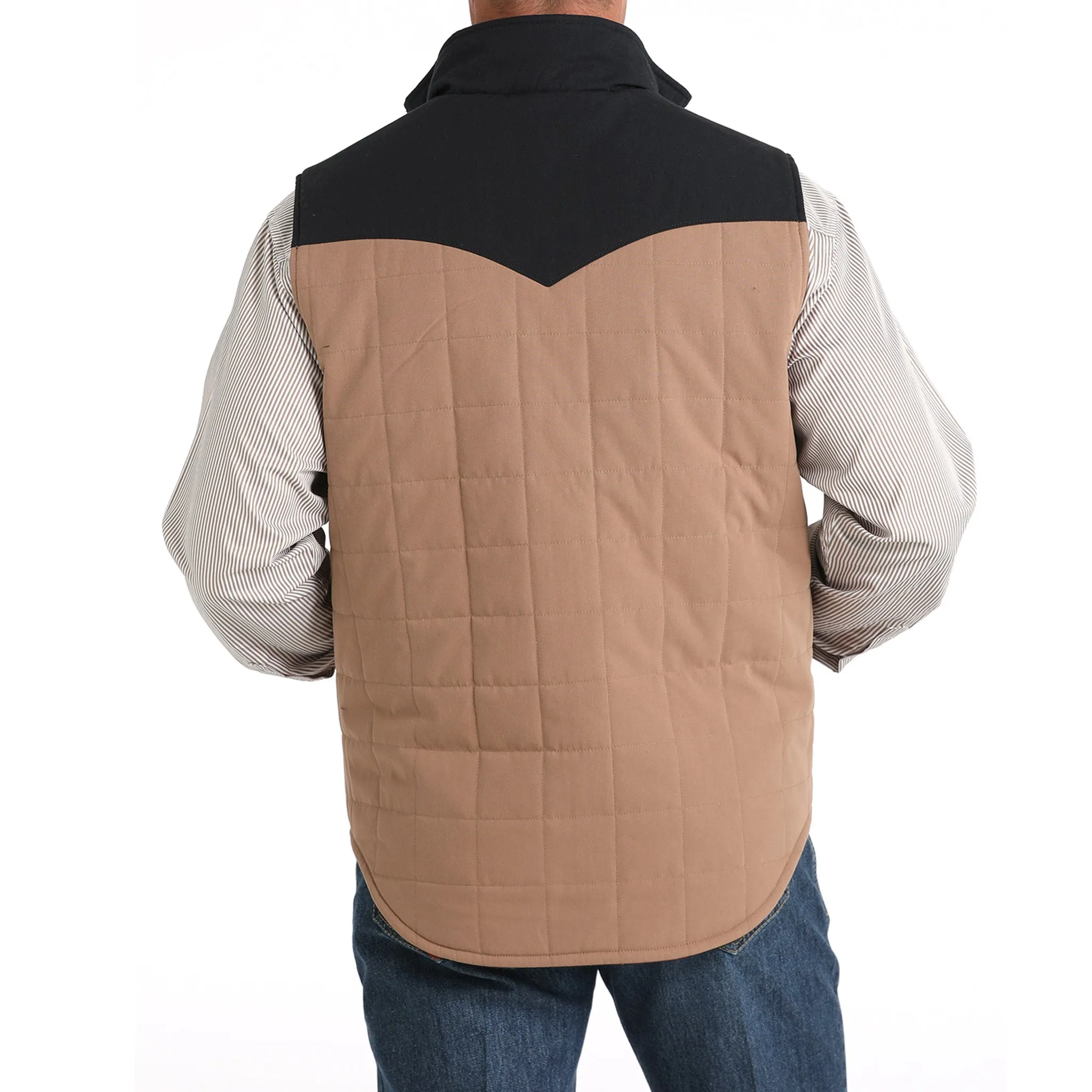 Cinch Men's Khaki Reversible Vest sold by Western Edge product image thumbnail 2