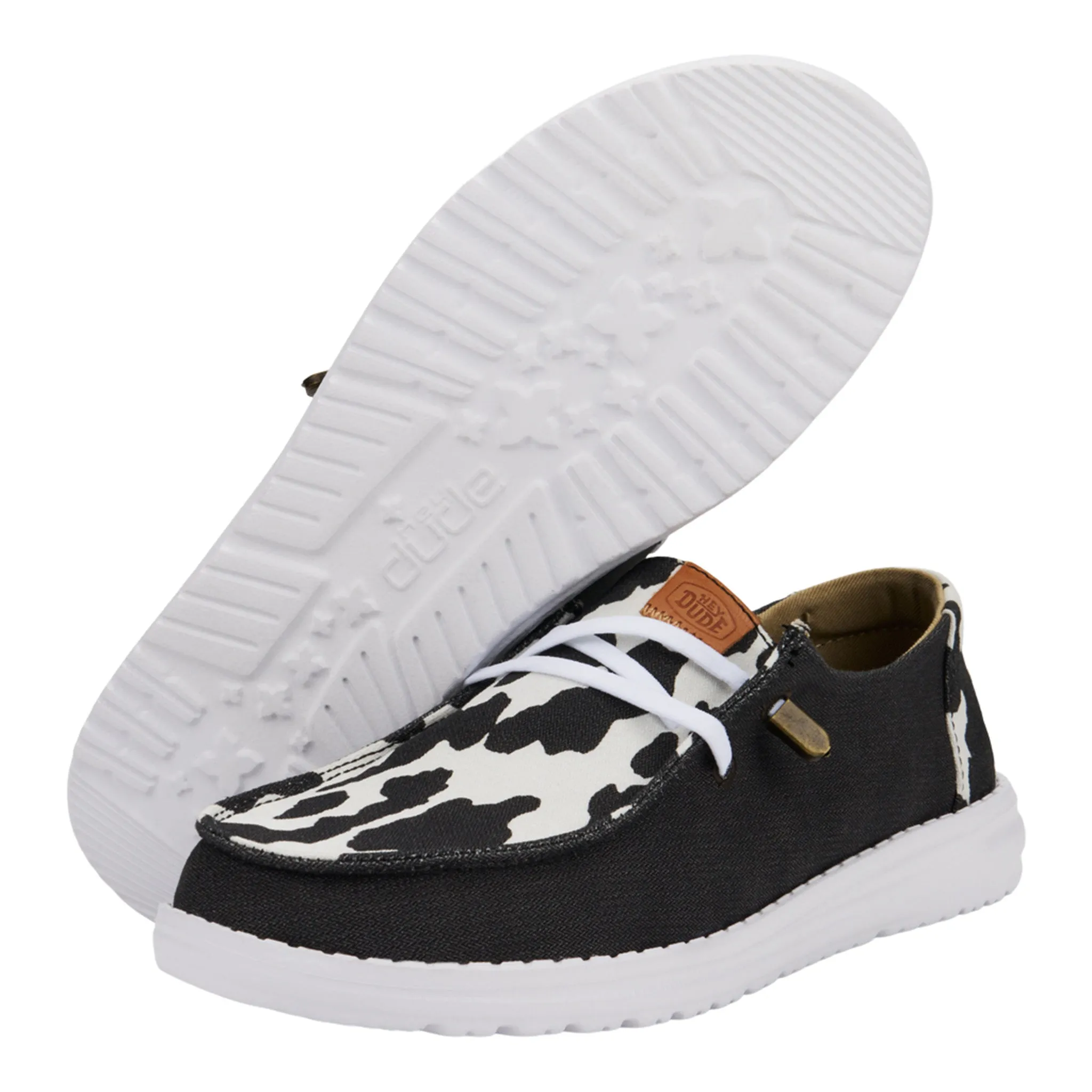 Hey Dude Women's Wendy Animal Black Cow sold by Western Edge product image thumbnail 2