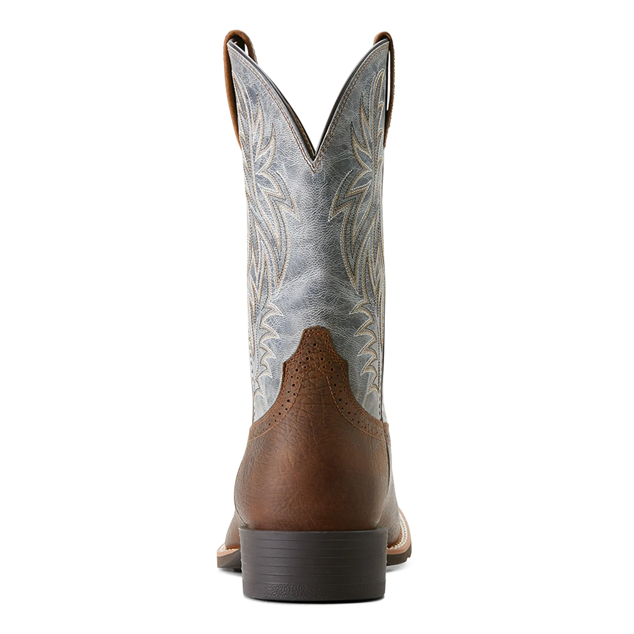 Ariat Sport Wide Square Toe Brown and Earth Blue Boot sold by Western Edge product image thumbnail 5