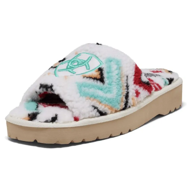 Ariat Women's Open Toe Southwest Print Slipper sold by Western Edge