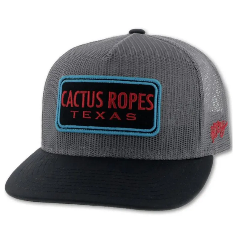 Hooey Grey Fulle Mesh Cactus Ropes Cap made by Western Edge