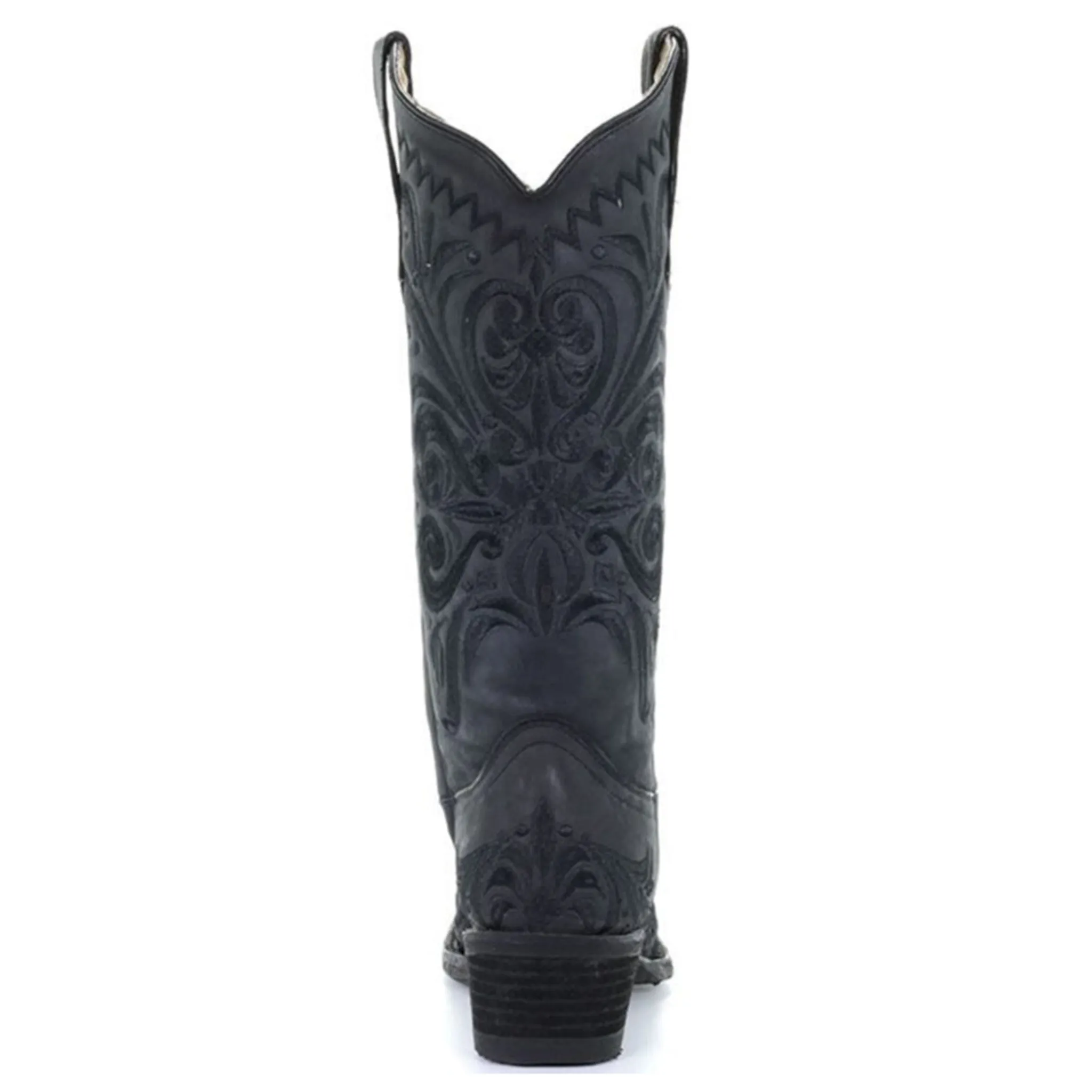 Circle G Women's Black Floral Snip Toe Boot by Corral sold by Western Edge product image thumbnail 5