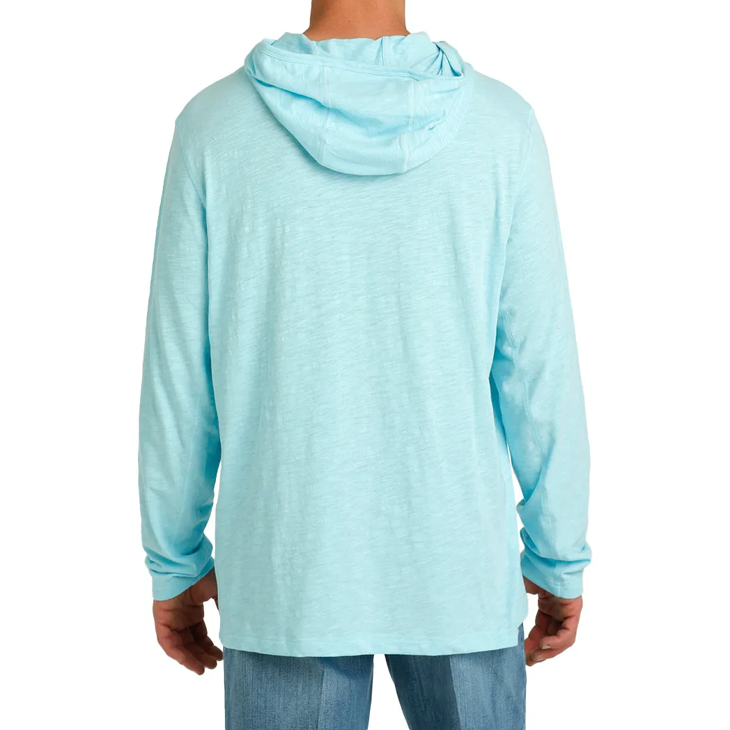 Cinch Men's Light Blue Aflex Hoodie sold by Western Edge product image thumbnail 4
