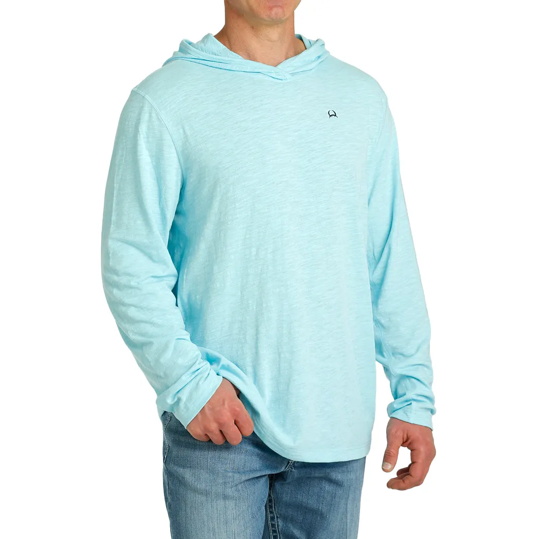 Cinch Men's Light Blue Aflex Hoodie sold by Western Edge product image thumbnail 3