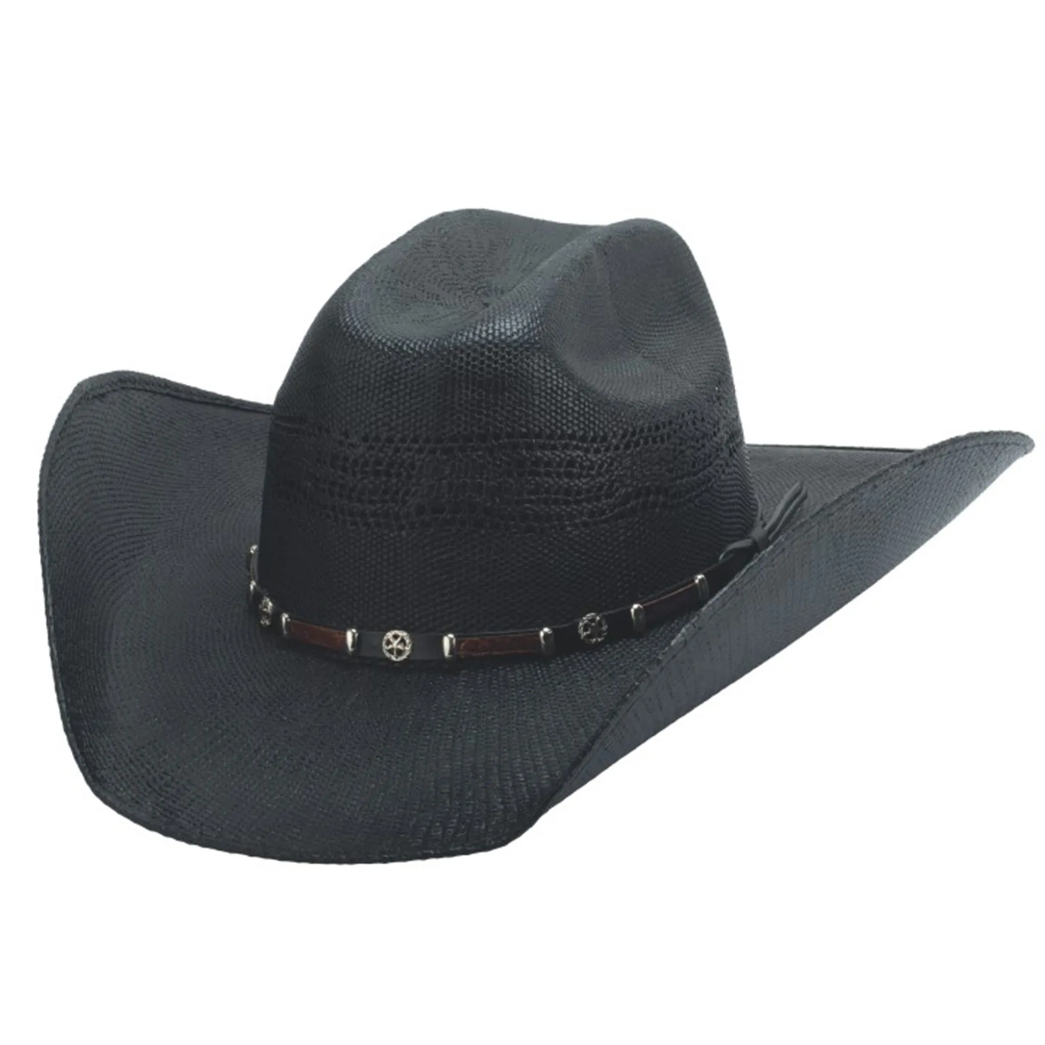 Montecarlo Black Go-Round Straw Hat sold by Western Edge