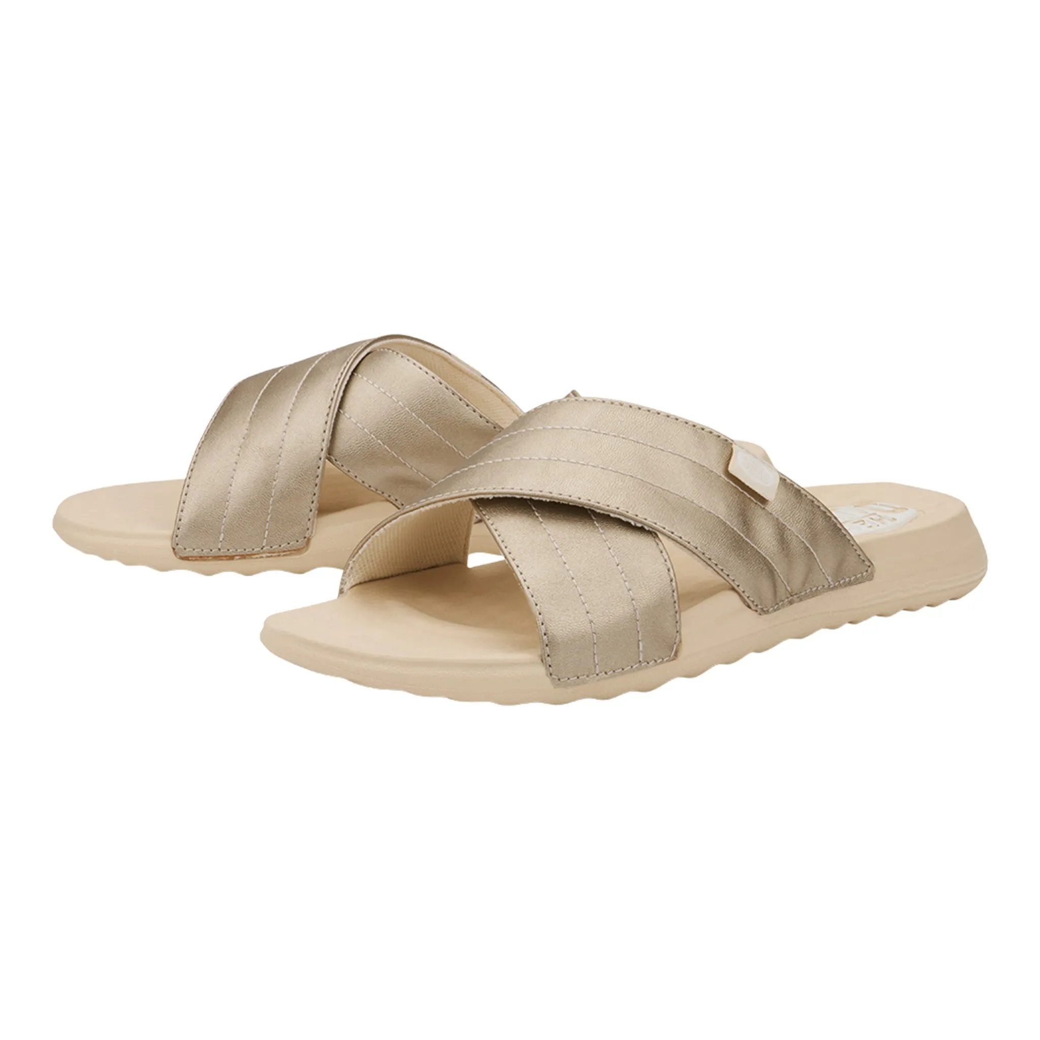 Hey Dude Women's Christi Slide Distressed Metallic sold by Western Edge product image thumbnail 2