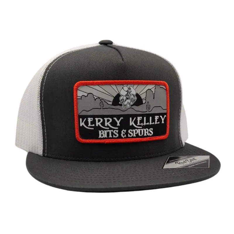 Red Dirt Kerry Kelley Charcoal & White Cap made by Western Edge