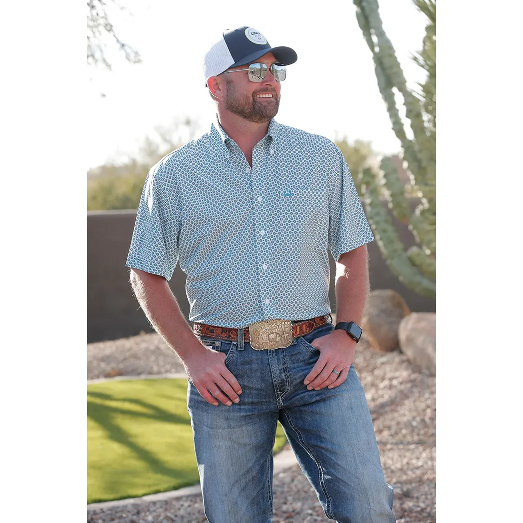 Cinch Men's ArenaFlex in White Geo Print sold by Western Edge product image thumbnail 2