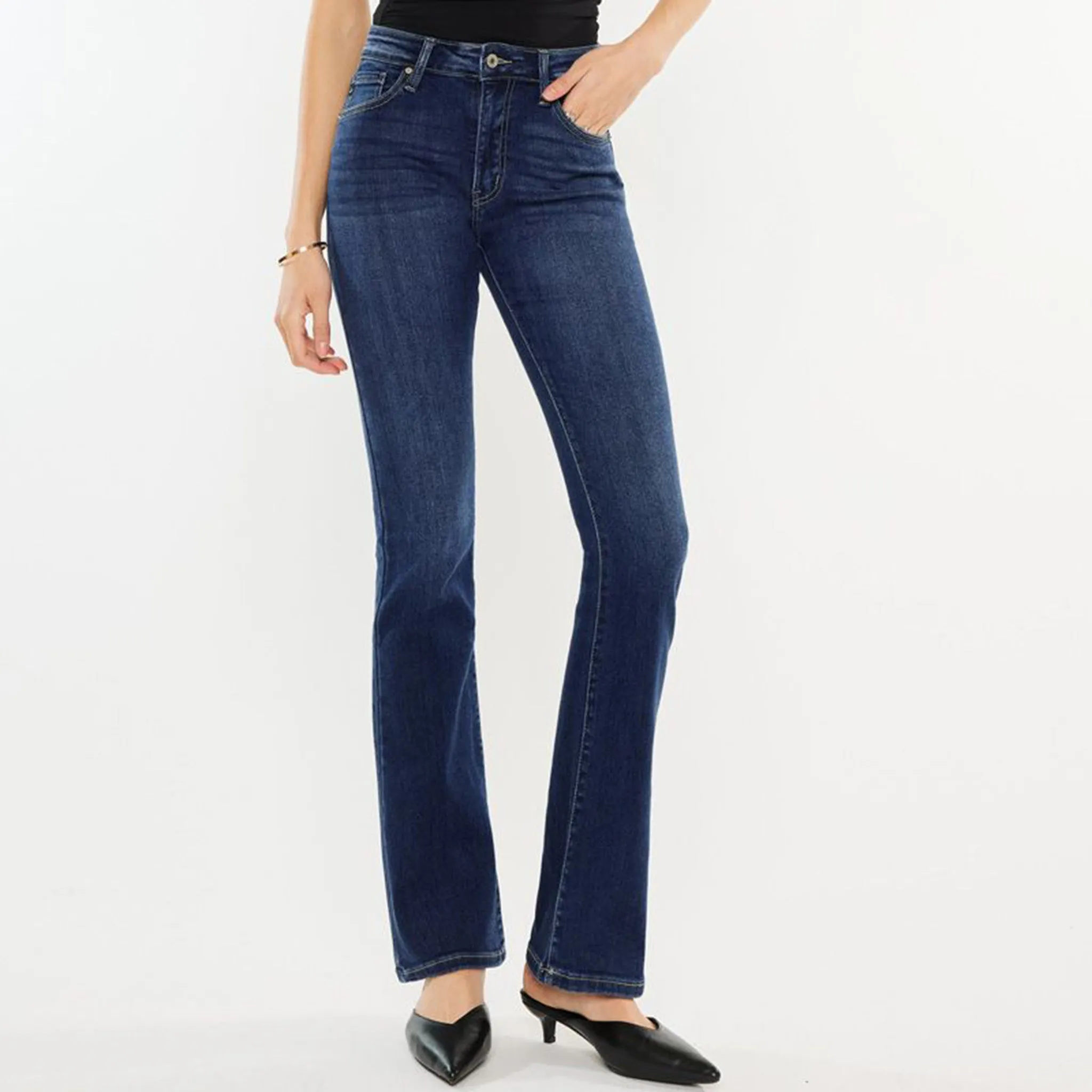 KanCan Women's Dark High Rise Boot Cut sold by Western Edge product image thumbnail 3