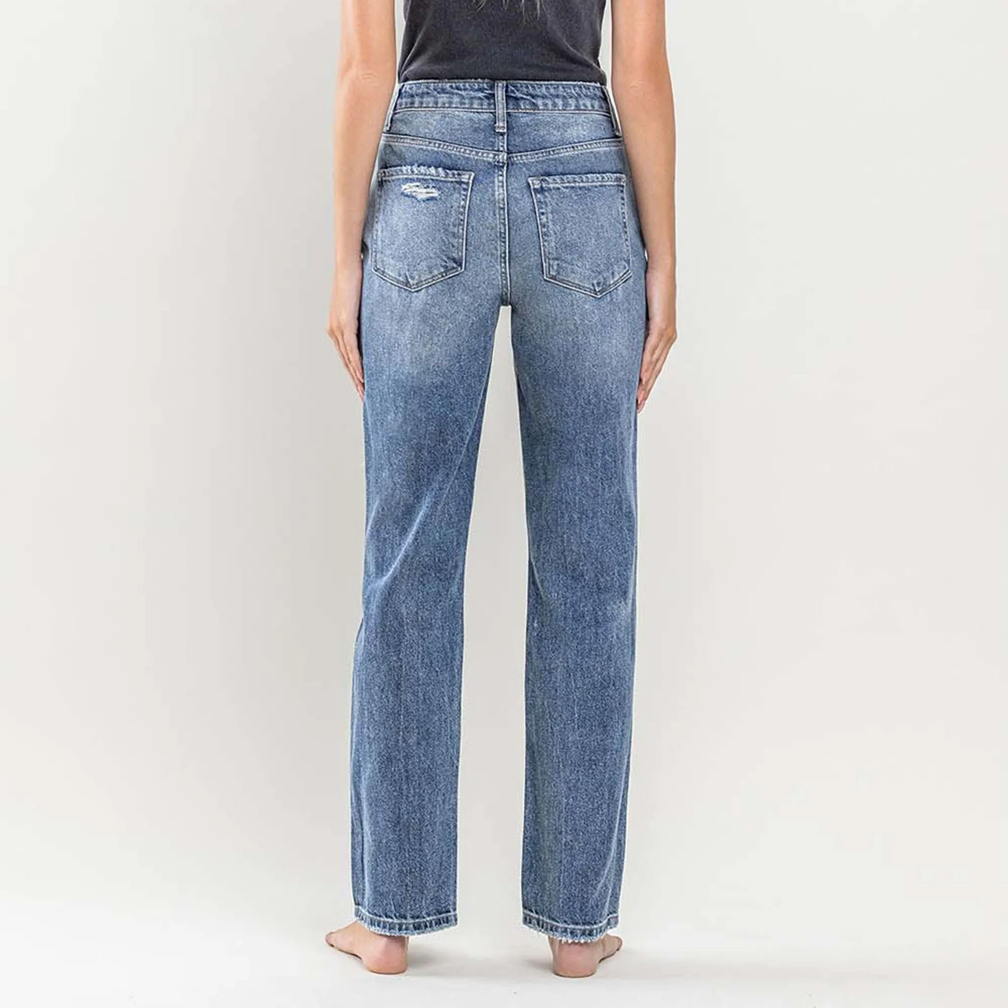 Flying Monkey Women's 90s Vintage Distressed Jean sold by Western Edge product image thumbnail 4