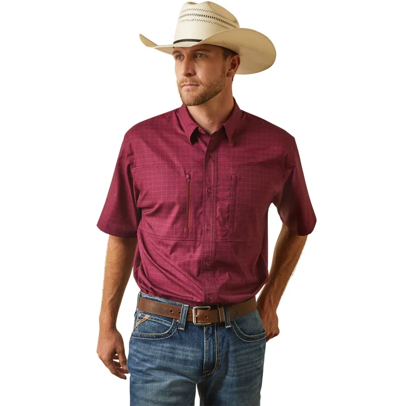 Ariat Men's Dark Redwood VentTEK Classic Shirt made by Western Edge