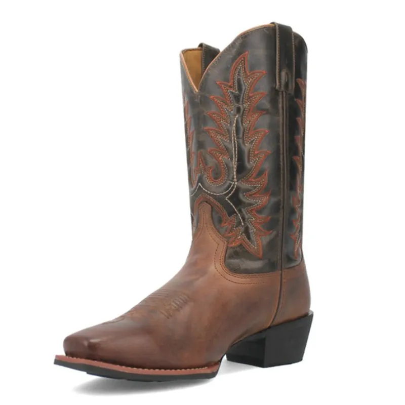 Laredo Men's Rust & Olive Kent Cutter Boots made by Dan Post