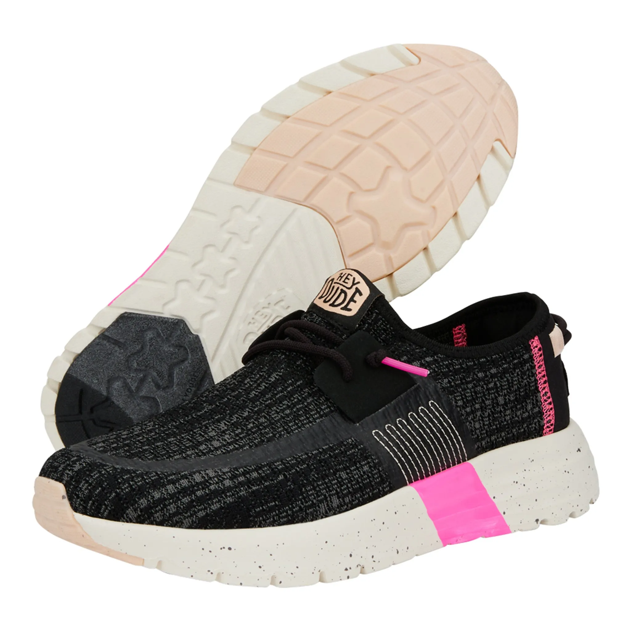 Hey Dude Women's Sirocco Sport Stripe Black Shoes sold by Western Edge product image thumbnail 2