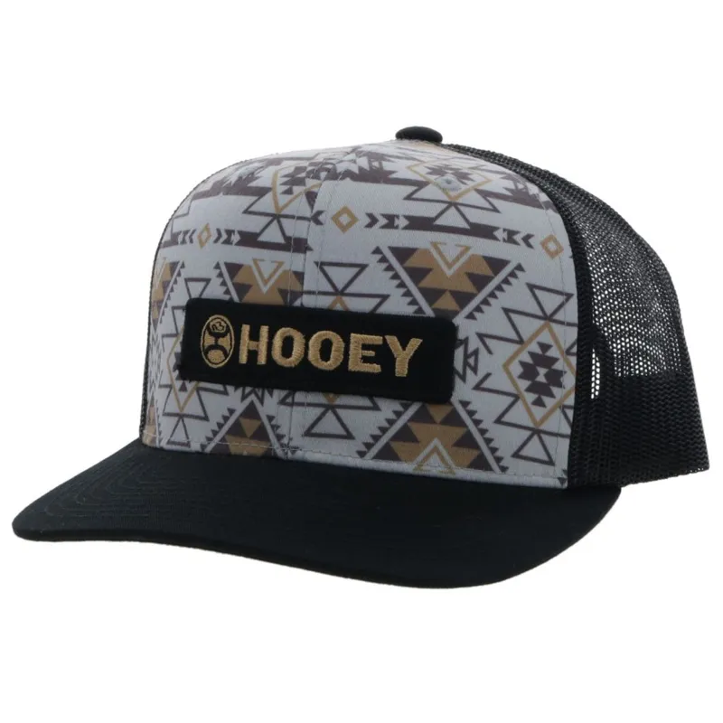 Hooey Lock Up Grey & Black Cap made by Western Edge