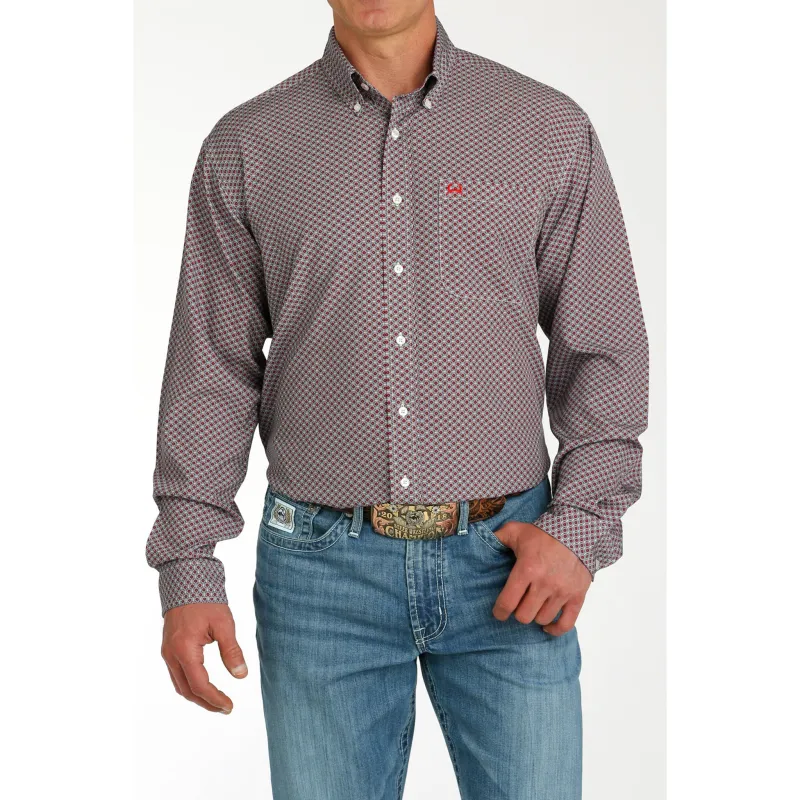 Cinch Men's Geo Print Arenaflex Long Sleeve sold by Western Edge