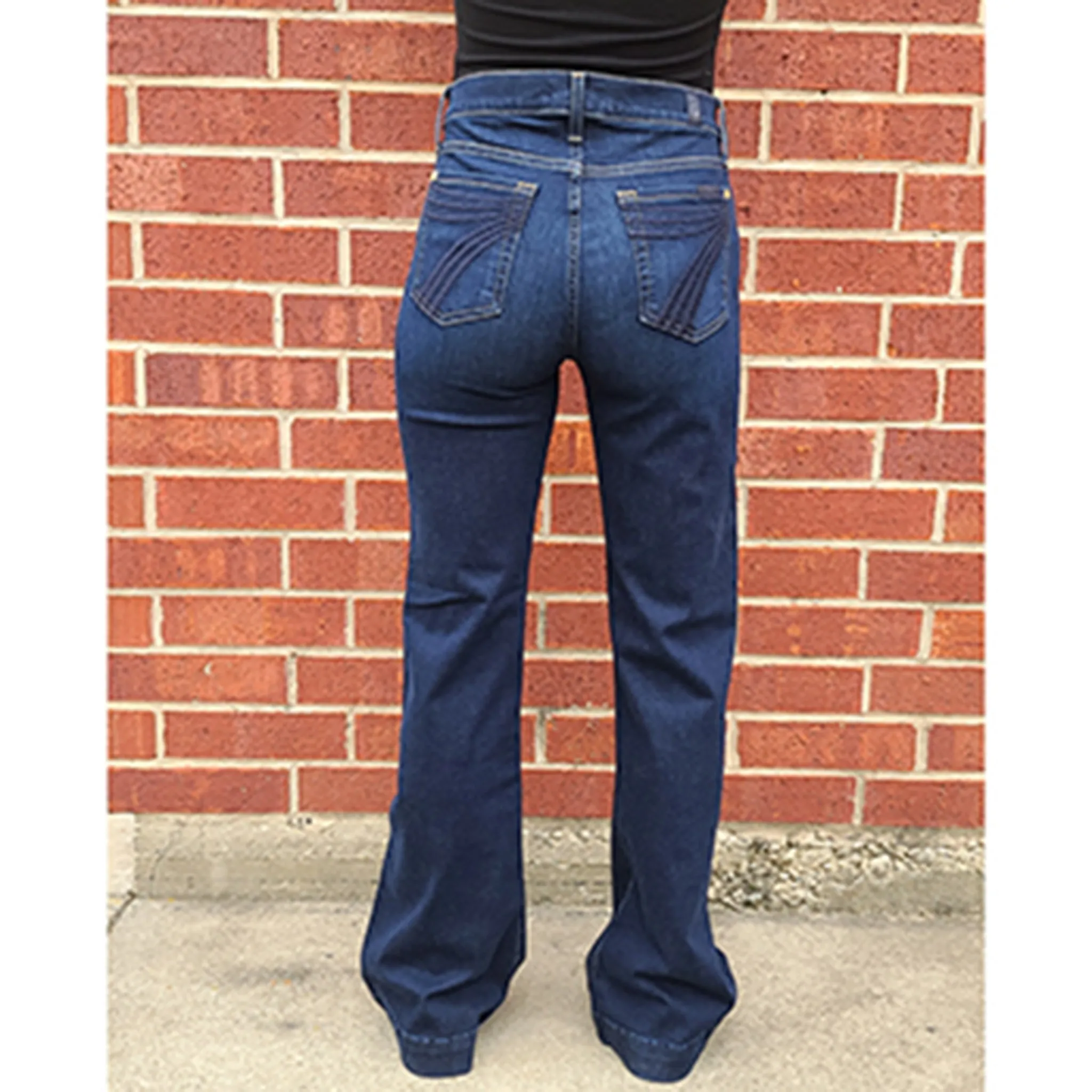 7 For All Mankind Women's TRT Tailorless Dojo Trouser Jean sold by Western Edge