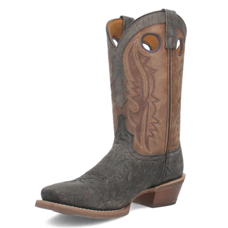 Dan Post Men's Distressed Grey Brown Walker Boots made by Dan Post