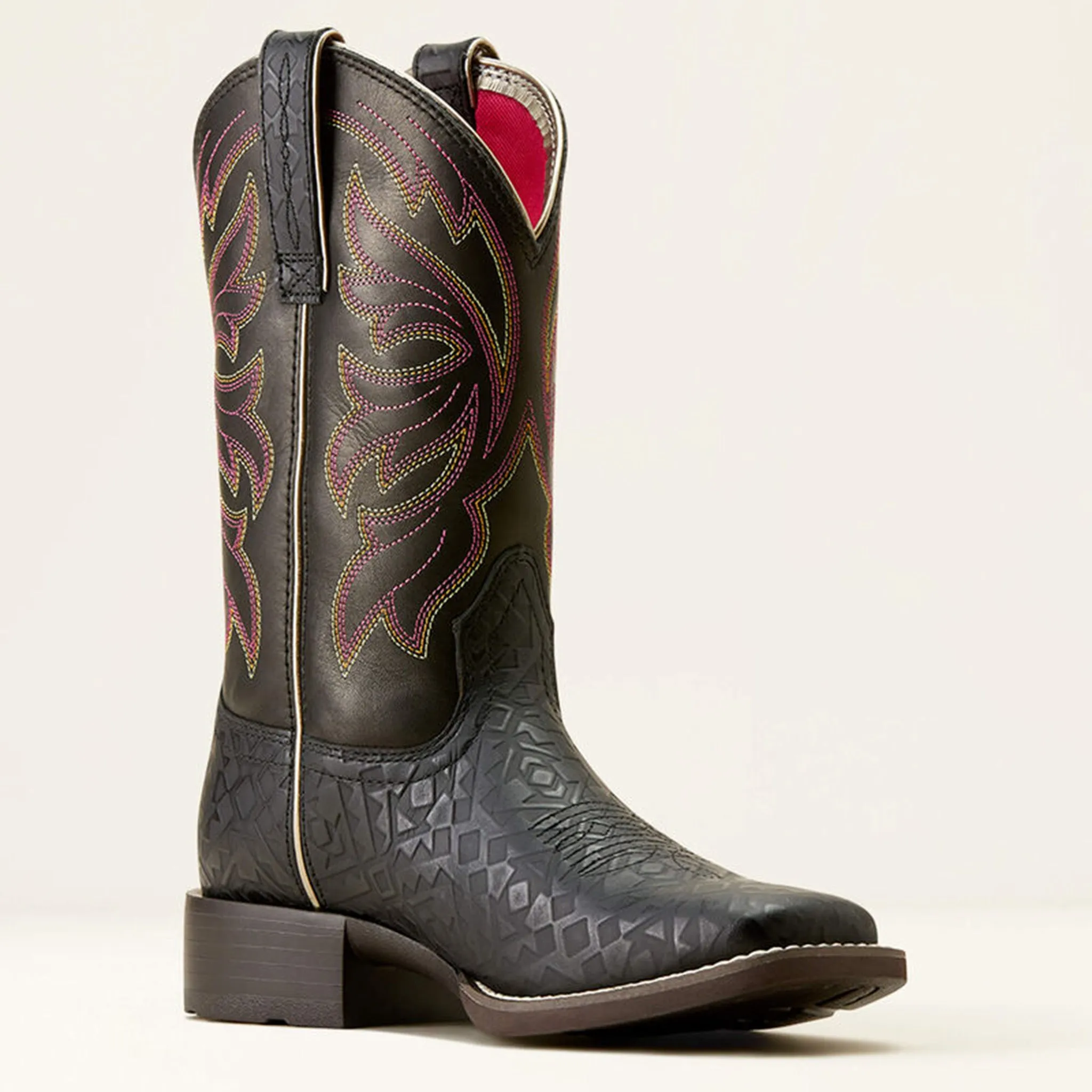 Ariat Women's Buckley Black Embossed Boots sold by Western Edge product image thumbnail 4