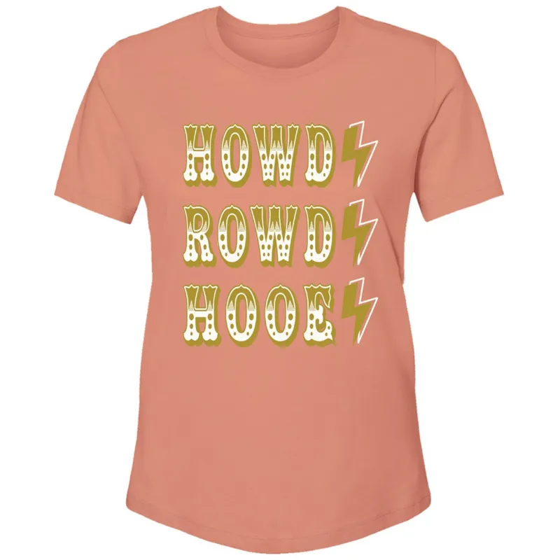 Hooey "Howdy Rowdy Hooey" Terracotta T-Shirt sold by Western Edge
