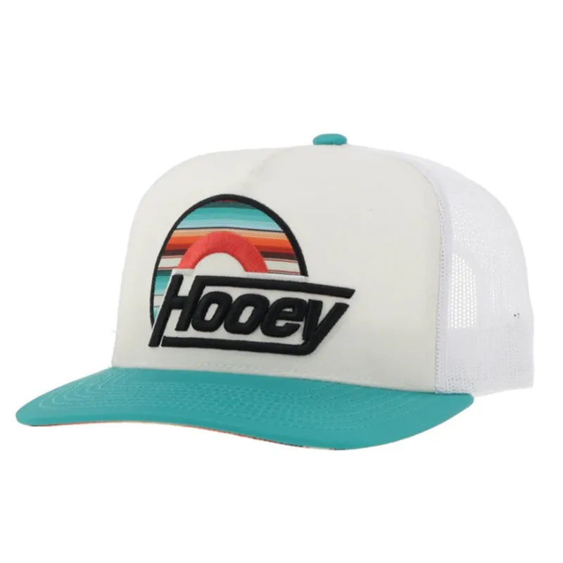 Hooey Suds Cream & White Serape Logo Cap made by Western Edge