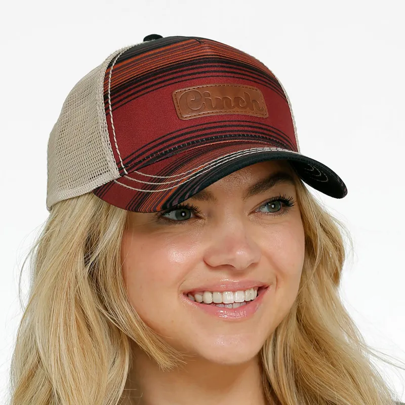 Cinch Women's Rust Multi Color Cap made by Cinch