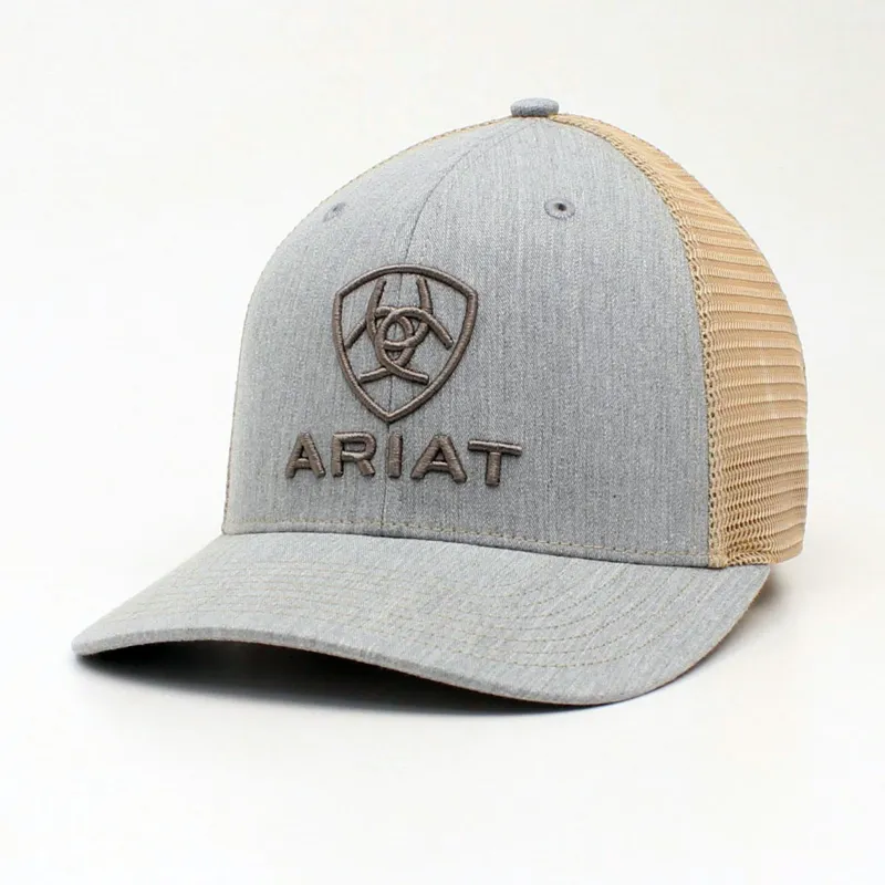 Ariat Grey & Tan Cap made by Ariat