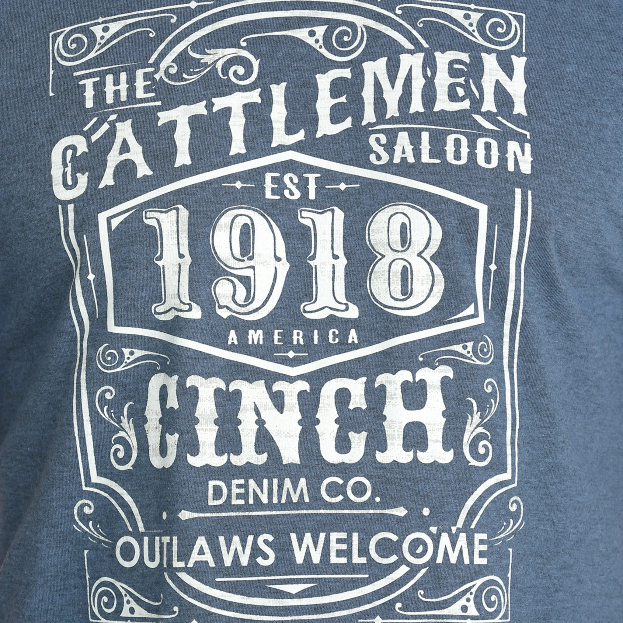 Cinch Men's Blue Cattlemen Cinch Tee sold by Western Edge product image thumbnail 4