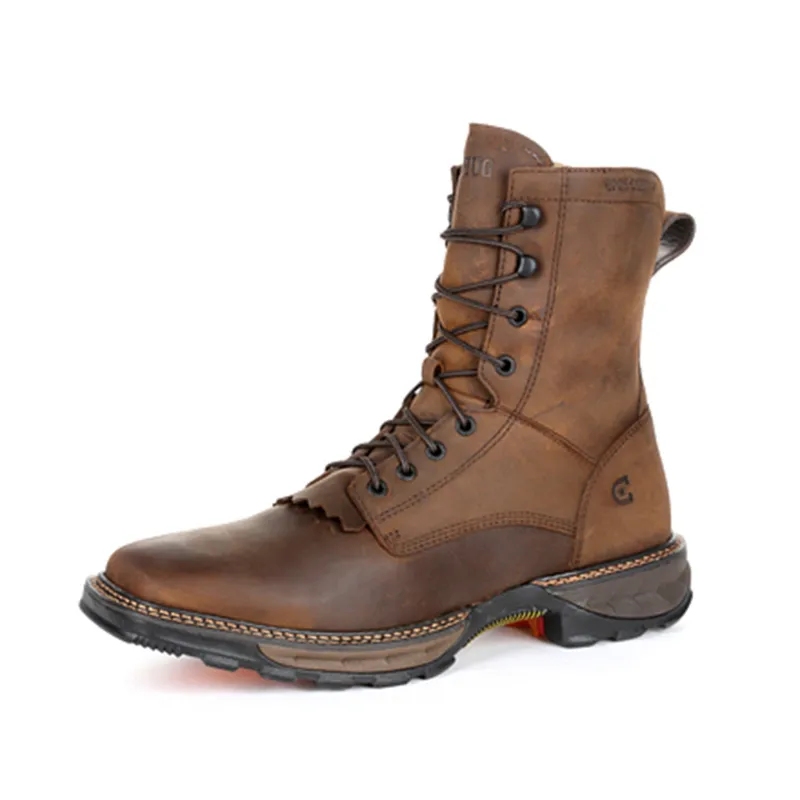 Durango Men's Maverick Rust 8" H2O Proof Lace Up Boots made by Western Edge